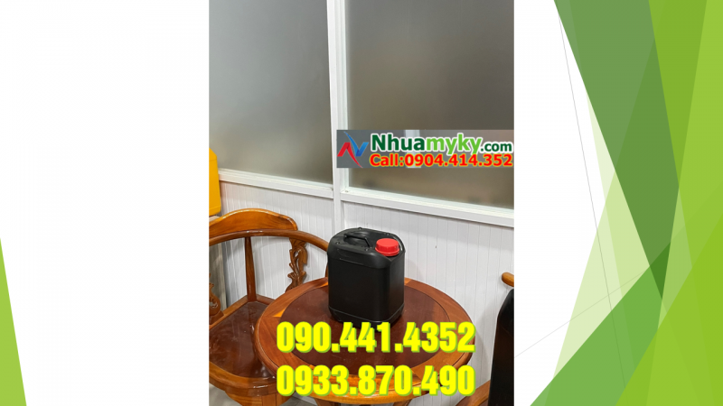 Can nhựa 2 lít đựng cồn pha loãng, can nhựa 5 lít đựng hóa chất đa năng