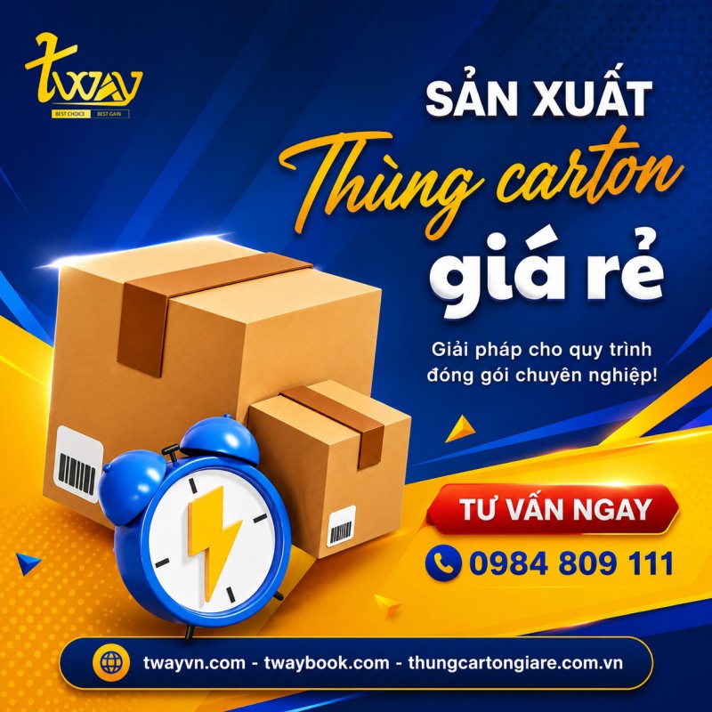 THÙNG CARTON BỀN ĐẸP – GIÁ MỀM CHO MỌI NHU CẦU ĐÓNG GÓI