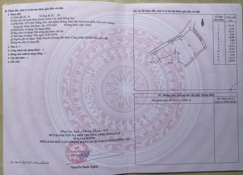 ĐẤT ĐẸP - GIÁ TỐT CHÍNH CHỦ Cần  Bán GẤP Lô đất 4ha Tại Xã Xuân Hoà, Xuân Lộc- Đồng Nai