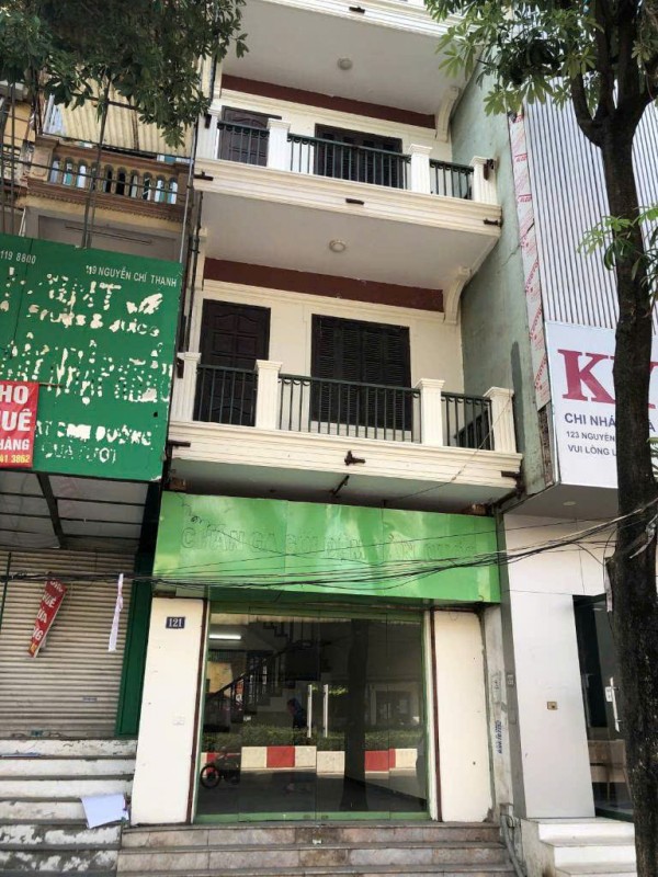 CHÍNH CHỦ CHO THUÊ NHÀ 2 MẶT PHỐ VỊ TRÍ ĐẮC ĐỊA TẠI 121 NGUYỄN CHÍ THANH, PHƯỜNG LÁNG THƯỢNG, QUẬN