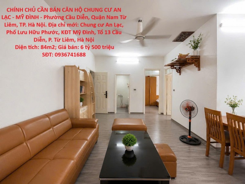 CHÍNH CHỦ CẦN BÁN CĂN HỘ CHUNG CƯ AN LẠC - MỸ ĐÌNH - Phường Cầu Diễn, Quận Nam Từ Liêm, TP. Hà Nội