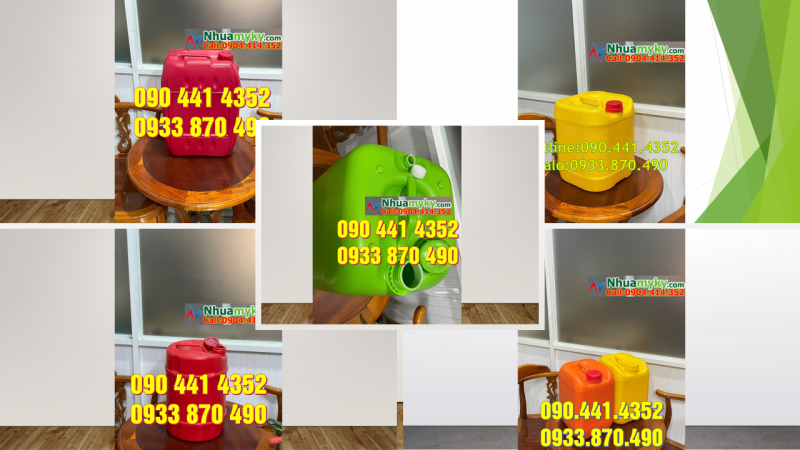 Can nhựa 10 lít đựng kiềm, can nhựa 10 lít trong đựng nước muối sinh lý 