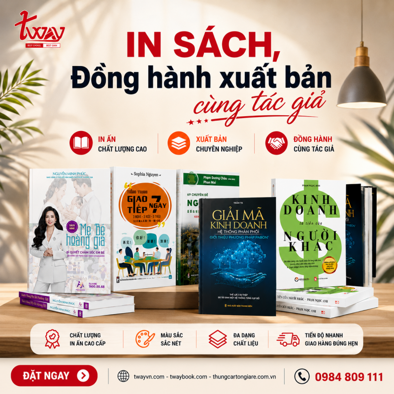  In Sách Giá Rẻ – Tiết Kiệm Chi Phí Cho Cá Nhân & Doanh Nghiệp