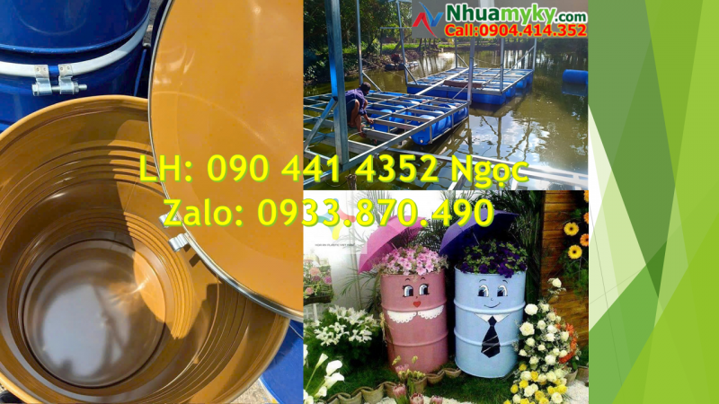 Thùng phuy sắt đựng hóa chất chống cháy, vỏ thùng phuy sắt đựng nhớt 