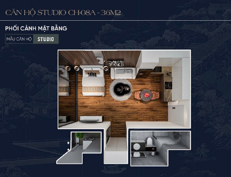 BÁN CĂN STUDIO SUNSHINE LEGEND CITY – GIÁ TỐT NHẤT KHU VỰC CHỈ HƠN 1 TỶ