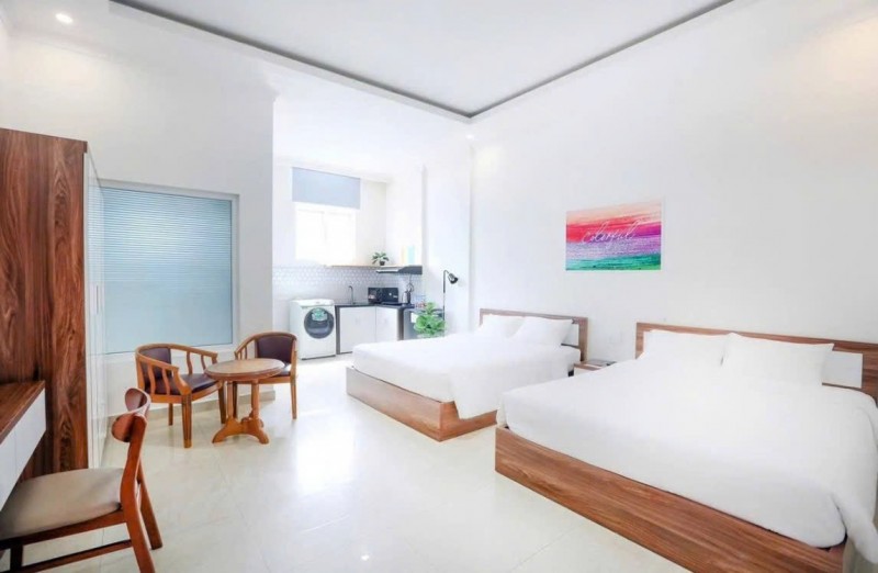 Cho thuê khách sạn mặt tiền 18 phòng Nguyễn Công Trứ P8 Đà Lạt 60 triệu