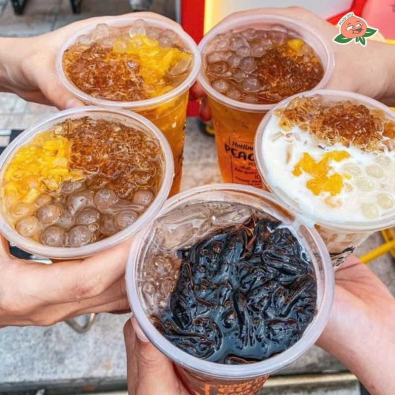 SANG NHƯỢNG 2 CỬA HÀNG TRÀ ĐÀO DẦM PEACH CITY – VỊ TRÍ KINH DOANH CỰC ĐẸP