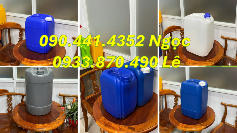 Thùng đựng xăng 25 lít, thùng dầu 25 lít, can dầu 25 lít vuông 