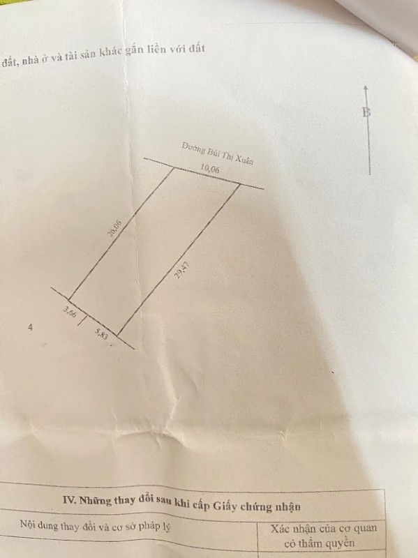 Đất thổ cư Sổ Hồng 256m2 Bùi Thị Xuân, P.Sa Đéc, Đồng Tháp. Hướng ĐB. Giá 1.65 tỷ.
