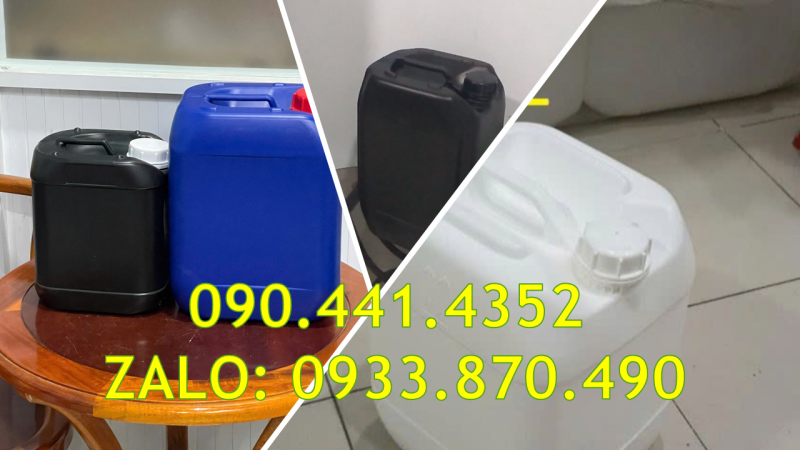 SX can nhựa 25 lít, can nhựa 20 lít thiết kế đa dạng, giá phải chăng theo yêu cầu 