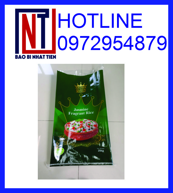 Cung cấp bao PP dệt đựng gạo 25kg in theo yêu cầu, giá cạnh tranh