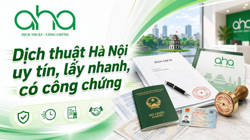 Dịch hồ sơ du học và định cư