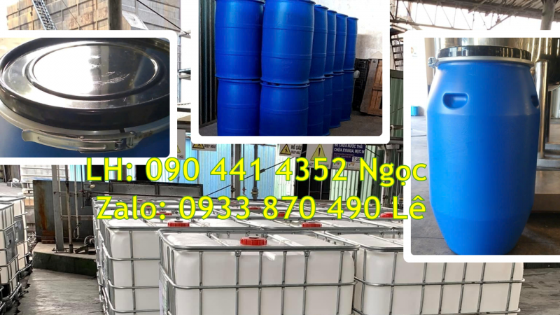 Xưởng tuyển thùng phuy nhựa cũ 220 lít đẹp, giá cạnh tranh tại TPHCM 