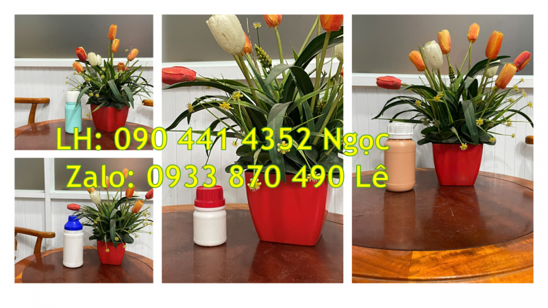 Vỏ chai nhựa 500ml, chai lọ 250ml đựng hóa chất