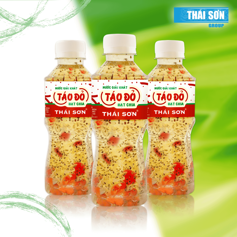Táo Đỏ Hạt Chia Thái Sơn – Thức uống thanh mát cho một ngày năng động