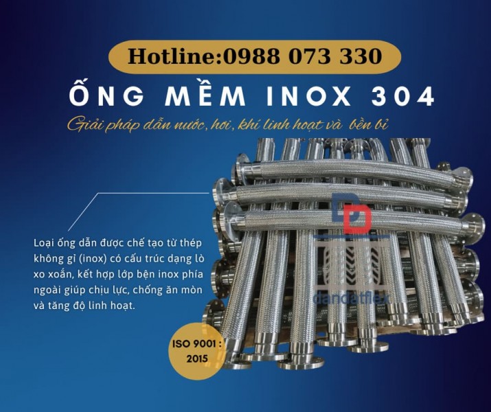 Ống Mềm Inox 304 Và Inox 316 - Nên Chọn Loại Nào Cho Hệ Thống Công Nghiệp?