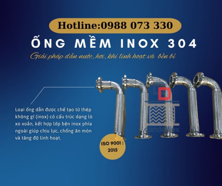 Ống Mềm Inox 304 Và Inox 316 - Nên Chọn Loại Nào Cho Hệ Thống Công Nghiệp?