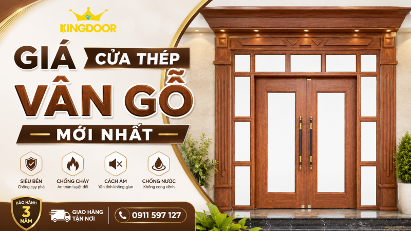 Cửa Thép Vân Gỗ Tại Tân Uyên, Bình Dương | Giá Tận Xưởng
