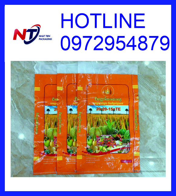 Sản xuất bao PP dệt ghép màng OPP đựng phân bón giá tốt, in ấn chất lượng