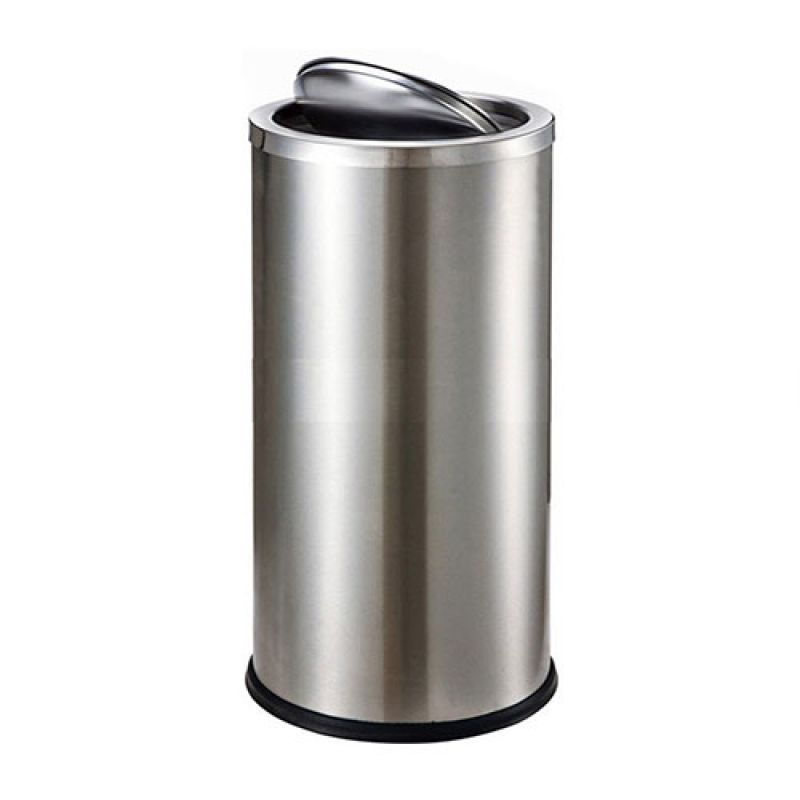 Vì sao nên dùng thùng rác inox nắp lật cho nhà vệ sinh? Giới thiệu về thùng rác inox nắp lật Thùng r