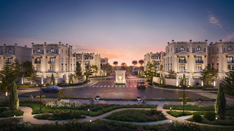 Dinh thự Long Biên Golf Villas - Diện tích từ 218m - 545m2, 2 mặt tiền 15m, chân cầu Trần Hưng Đạo