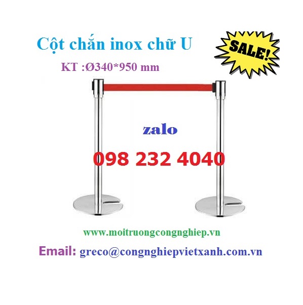 Cột chắn inox dây kéo và cột chắn dây nhung – Nên chọn loại nào? 