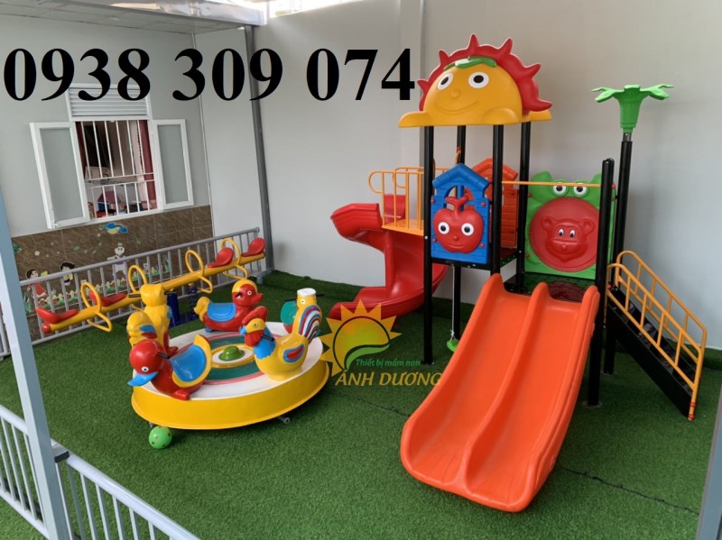 Đu quay trẻ em mầm non, mâm xoay trẻ em mầm non giá rẻ