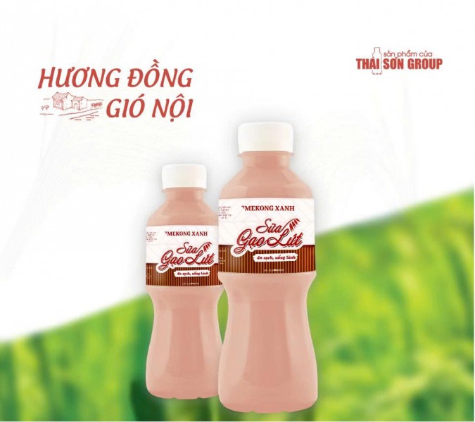 Sữa Gạo lứt Mekong Xanh - Thơm bùi, tạo nên hương vị khó quên.