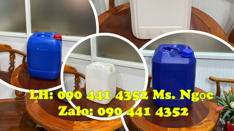 Mua can nhựa 25 lít tại Bình Chánh, thùng nhựa 30 lít đựng hóa chất tại Vĩnh Long