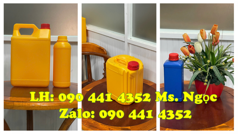 Can nhựa 2 lít đựng hóa chất tại Sóc Trăng, can nhựa 1 lít vuông tại Ninh Kiều 