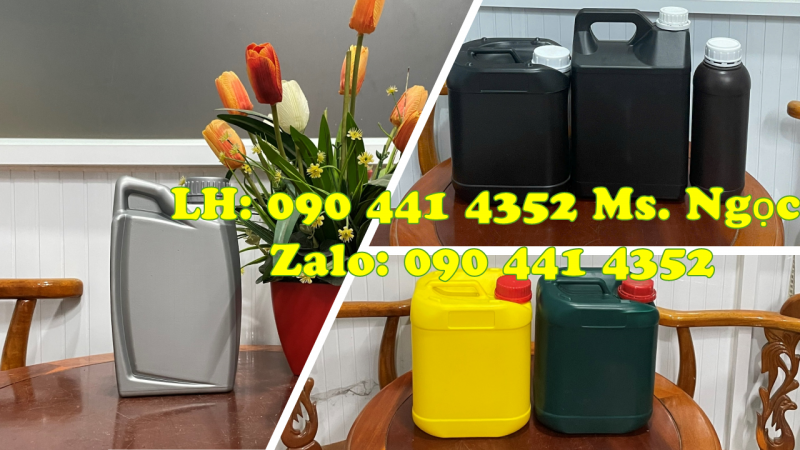 Can nhựa 2 lít đựng hóa chất tại Sóc Trăng, can nhựa 1 lít vuông tại Ninh Kiều 