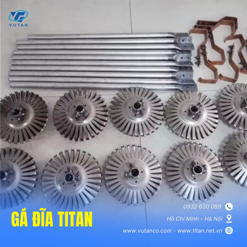 Gá đĩa titan - Gia công gá đĩa titan theo yêu cầu - Vũ Tấn titanium