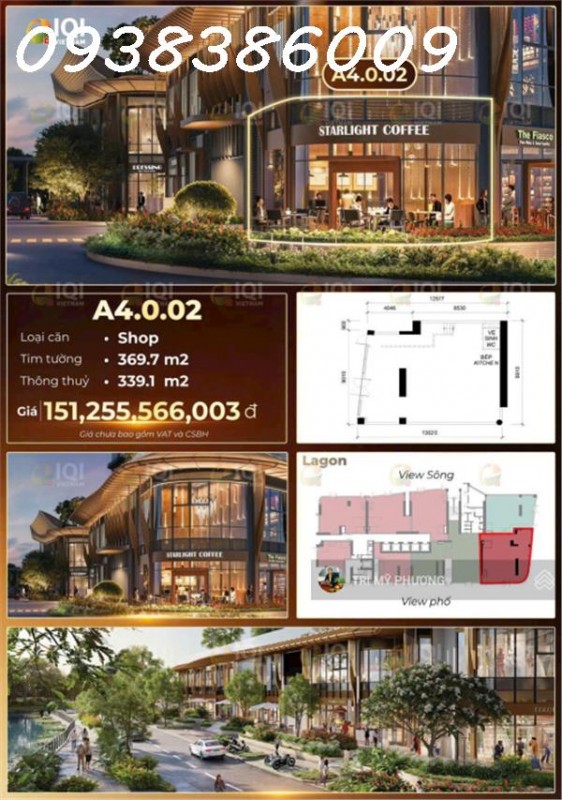 Bán căn shophouse đắt nhất Eaton Park - ngay đường chính dự án, làm chủ sở hữu chỉ với 7,5 tỷ (5%)