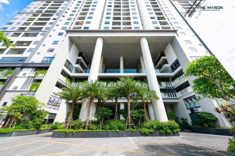 Chung cư The Maison ở trung tâm Thành Phố TDM ven sông Sài Gòn. 