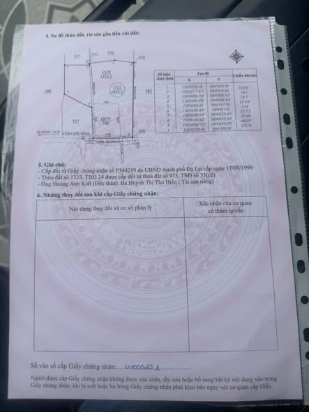 Bán đất phường Xuân Trường, Đà Lạt