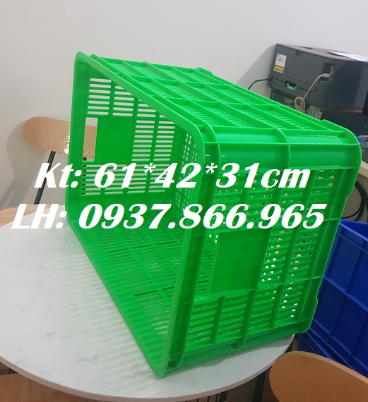 Sọt nhựa, sọt nguyên sinh trong kho lạnh, sọt chứa hải sản