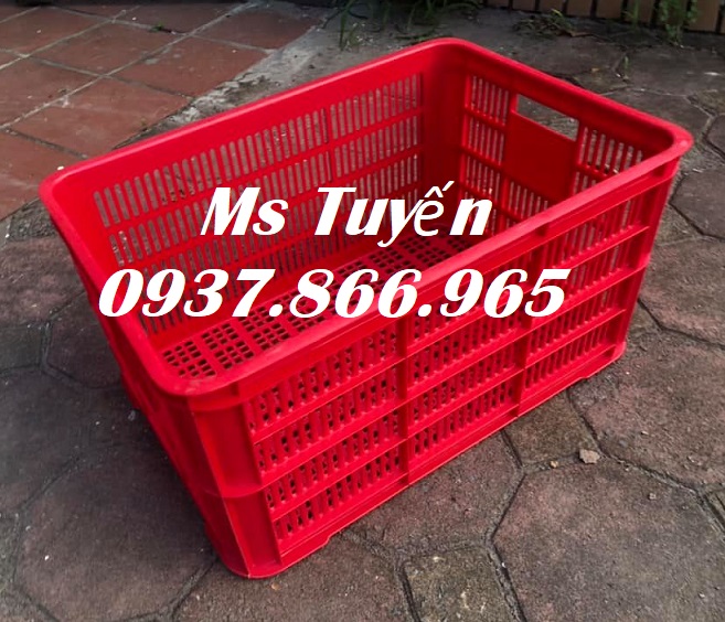 Sọt nhựa, sọt nguyên sinh trong kho lạnh, sọt chứa hải sản