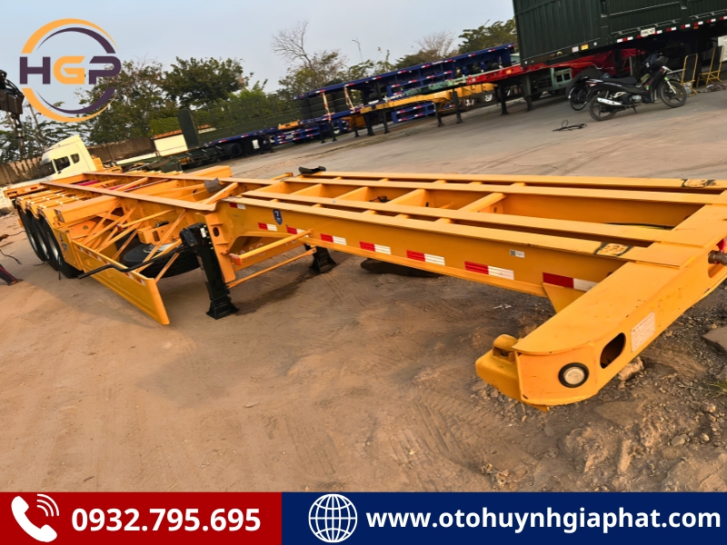 BÁN RƠ MOOC CỔ CÒ CIMC HUAJUN 45 FEET 3 TRỤC TẢI 33 TẤN GIÁ TỐT