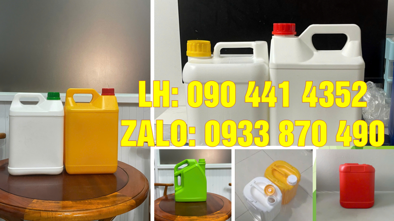 SX can nhựa 1 lít đựng dung dịch lau chùi sản phẩm, can nhựa 2 lít đựng chất diệt vi khuẩn nước 