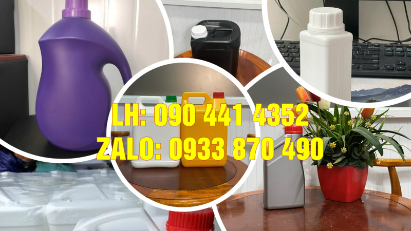 SX can nhựa 1 lít đựng dung dịch lau chùi sản phẩm, can nhựa 2 lít đựng chất diệt vi khuẩn nước 