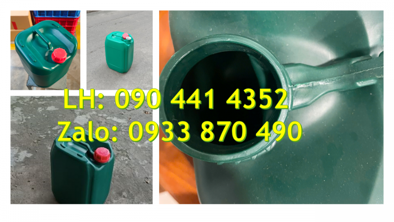 Can nhựa 24 lít đựng dầu khí, can nhựa 25 lít có xuất khẩu hóa chất được không? 