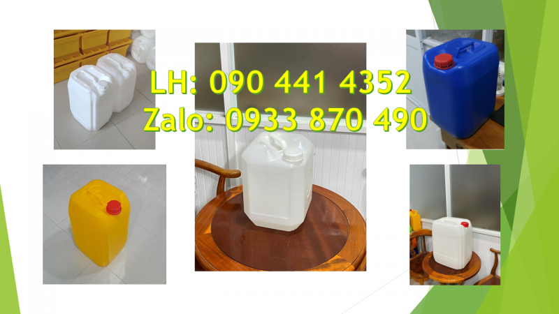 Gía can nhựa 25 lít dày đựng hóa chất, can nhựa 20 lít dày bao nhiêu đựng được hóa chất