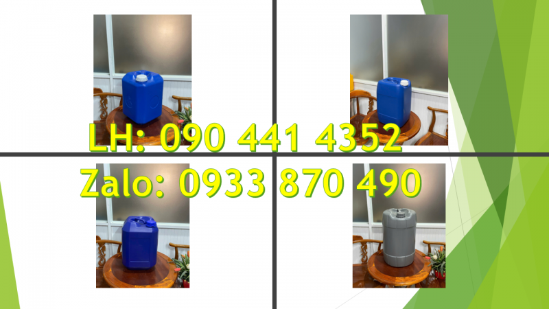 Gía can nhựa 25 lít dày đựng hóa chất, can nhựa 20 lít dày bao nhiêu đựng được hóa chất