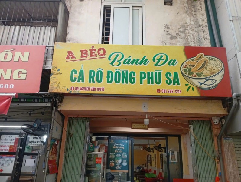 SANG NHƯỢNG MẶT BẰNG QUÁN ĂN – PHỐ ẨM THỰC 89 NGUYỄN VĂN TUYẾT ,ĐỐNG ĐA, HÀ NỘI