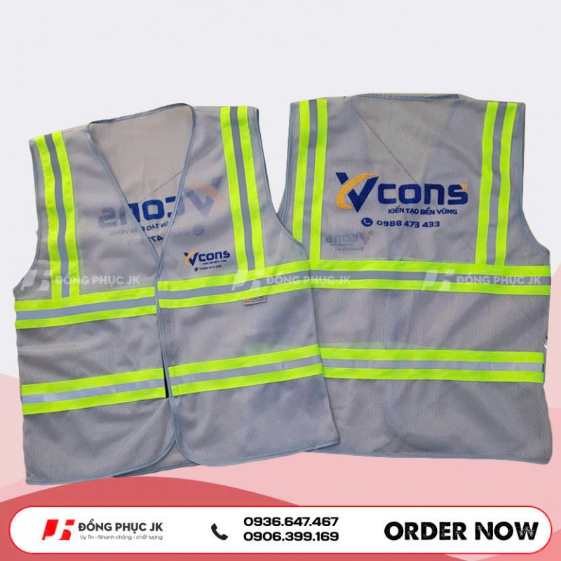 Áo Gile Lưới, Gile Công Trình, An Toàn Lao Động