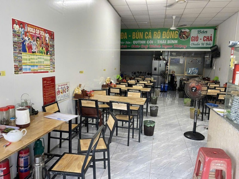 Quận 12 , CHỐT NHANH, NHƯỢNG QUÁN ĂN MB DTSD : 9m x 20m , GIÁ SANG CHỈ : 148 tr , MB giá thuê chỉ