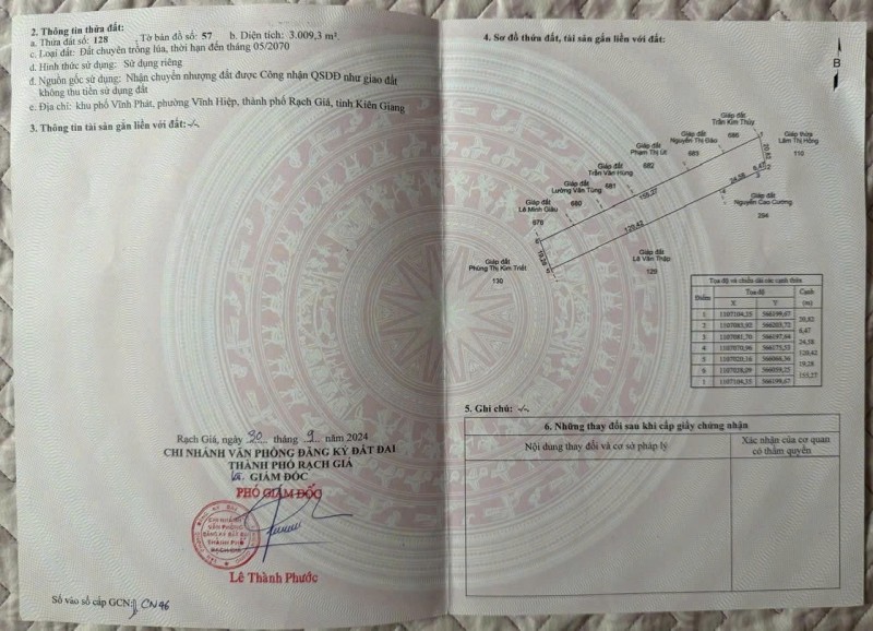 ĐẤT CHÍNH CHỦ- GIÁ TỐT CẦN BÁN NHANH 2 LÔ ĐẤT LIỀN KỀ TIỀM NĂNG tại tp Rạch Giá tỉnh Kiên Giang