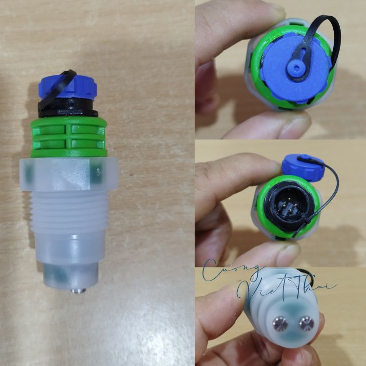 Cảm biến (đầu dò) đo Độ dẫn Điện với điện cực bằng thép không gỉ model ECDICPT/1 hãng EMEC Italy