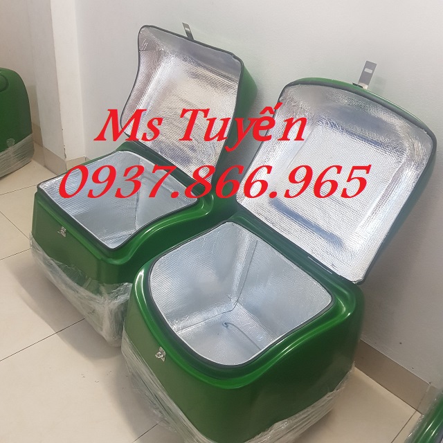 Thùng giao đồ ăn vặt, thung ship, thùng composite, giá thùng chở hàng bao nhiêu