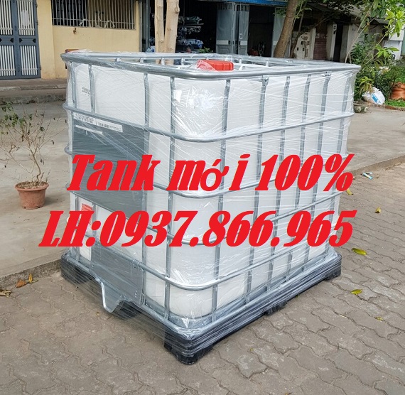 Thùng chứa dung dịch lỏng cỡ lớn, thùng ibc, tank có khung thép hàng cũ